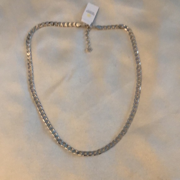 Kendra Scott Ronnie Silver Tone Rhodium Plated Link Necklace NWT - Picture 11 of 11
